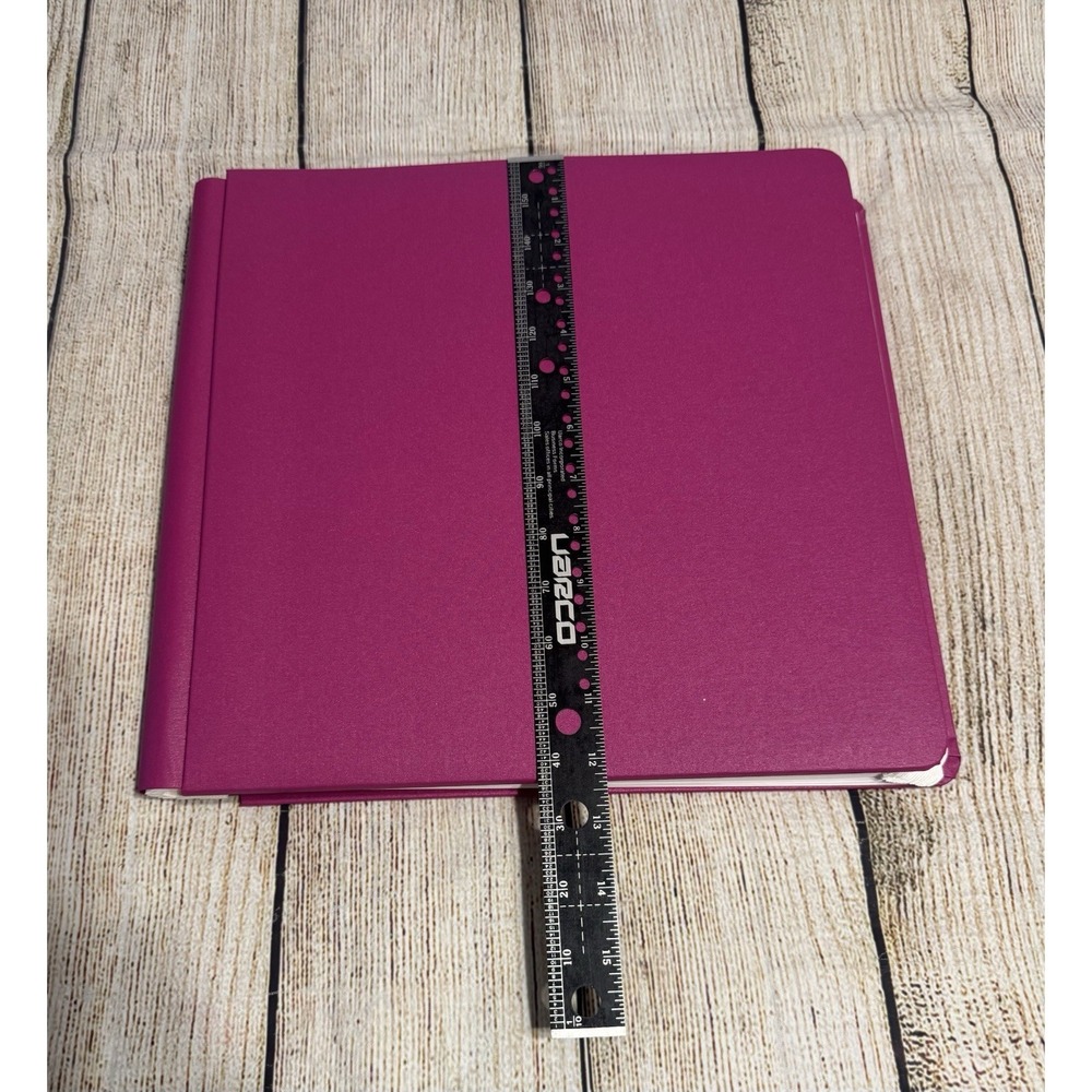 Creative Memories 12x12 Flex-Hinge Scrapbook Album Book Fuschia Pink & 30 pages - Picture 2 of 4